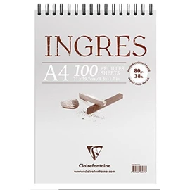 Clairefontaine 21 x 29.7 cm Ingres Wirebound Pad in Assorted Colours