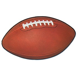 Beistle Sports Theme Party Decorations, Football Cutout 18 Inch, Pack 24