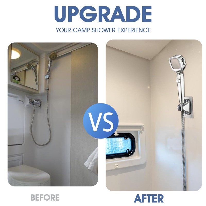 YASINU RV Shower Head with Hose and On Off Switch,