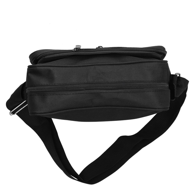 Black Tool Bag, Canvas Hardware Bag with Multiple Pockets for