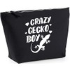 Hippowarehouse Crazy gecko boyprinted make up cosmetic wash bag 18x19x9cm