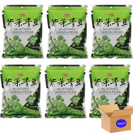 Mustard Flavor Green Peas 240g/8.46oz pack of 6
