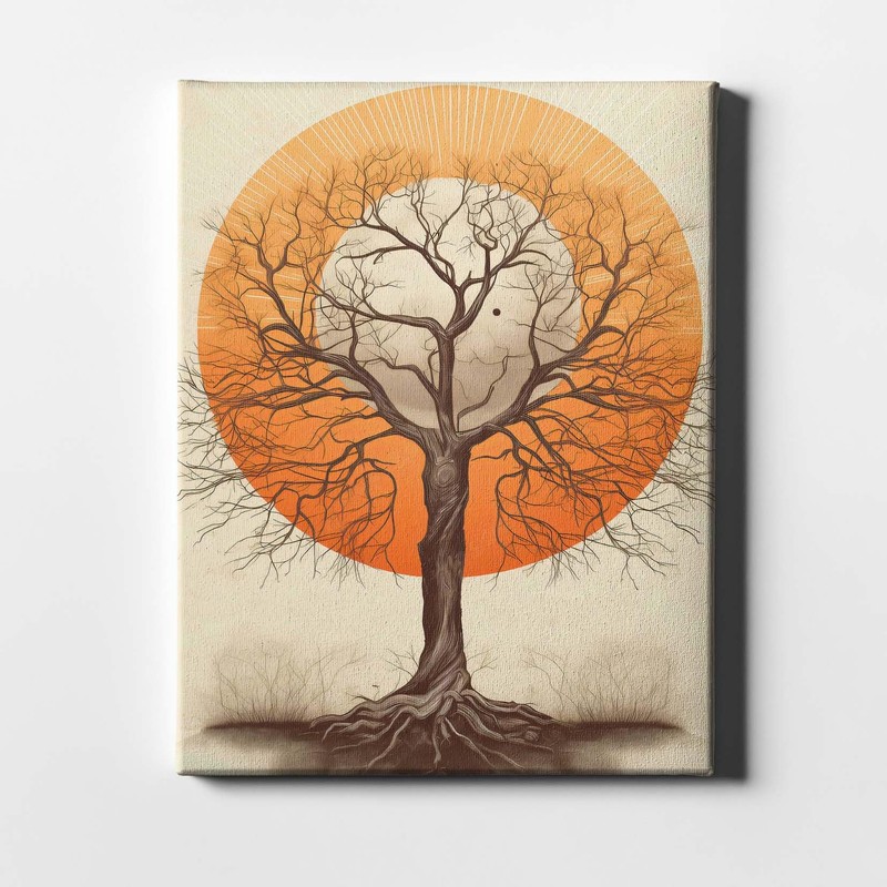 Spiffing Prints Solstice Tree – Botanical Print Featuring Tree of