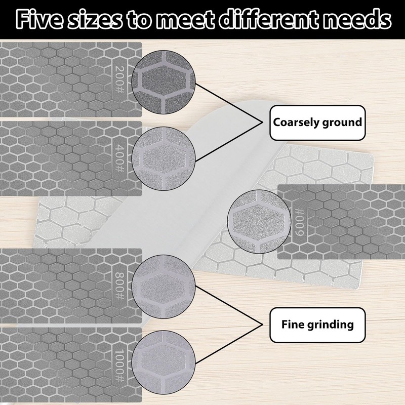 Diamond Sharpening Stones Efficient Diamond Sharpening Plates with Honeycomb Surface