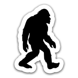 Walking Bigfoot Mythical Creature 5-Inch Vinyl Decal Sticker for Laptops, Water Bottles, Cars, Notebooks, and More – Durable, Waterproof, Weather-Resistant, Easy to Apply, and Long-Lasting