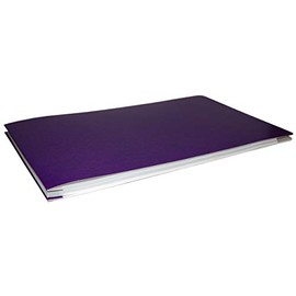 11x17 Report Cover Pressboard Binder PaperBoard Panels Includes Fold-Over Metal Fastener Louisiana Purple Single Unit