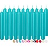BRUBAKER Pack of 20 Birthday Candles Turquoise 9.5 cm -
