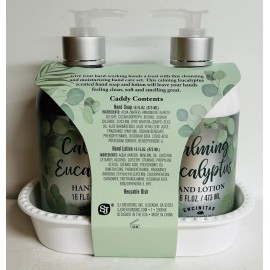 Home & Body Encinitas Bath & Body Co. ~ Calming Eucalyptus Hand Care Set 32 fl oz