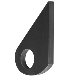 eoere 2 PCS Tear Drop Hinge Plate, Tear Drop Weld Washer, Steel Thick 3/8", Hole Dia. 1-9/16"