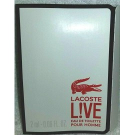 Lacoste X3 Lacoste LIVE L!IVE Eau De Toilette EDT  Men 0.06 oz Spray