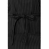 Chef Works Unisex Three Pocket Apron, Black White Pinstripe, One