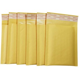 50 Pack 5x7 Inches Small Padded Envelopes Kraft Bubble Mailers Self Seal Shipping Envelopes Bags