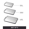 EXTRA LARGE Cutting Board,Double Sided Stainless Steel Cutting Boards Set