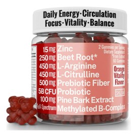 Gomitas Shizam Daily Energy con L-Arginina, L-Citrulina y Remolacha