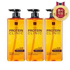 Elastin Amino Protein Clinic Damage Shampoo 855ml 3pcs / 엘라스틴 아미노 프로틴클리닉 손상 샴푸855ml 3개