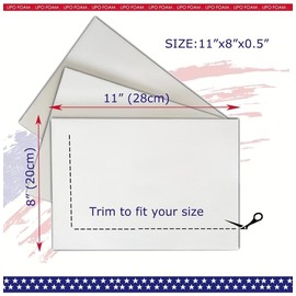 3 Lipo Foam - Lipo Lumbar Molder Faja Foam Board-Bbl Medical Surgery Post Liposuction Abdominal Compression