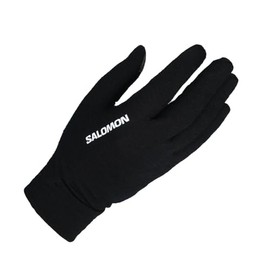 Guanti Salomon Merino, calore invernale naturale, comfort traspirante, compatibile con touchscreen, lana traspirante per la corsa