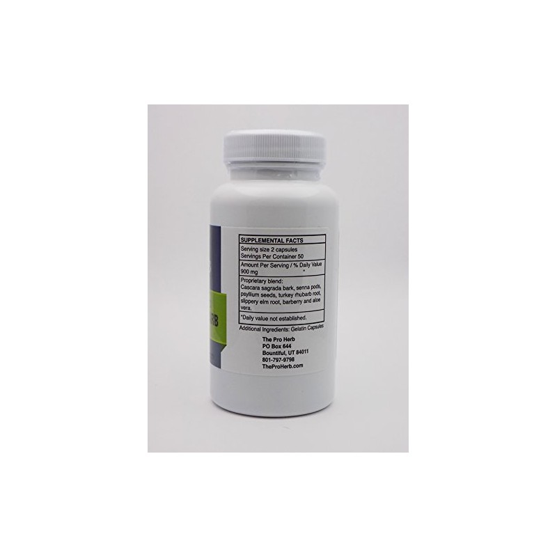 Pro Herb, Turkey Rhubarb 450mg, 100 Capsules