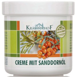 Kräuterhof Pack of 2 cream with sea buckthorn oil, 2 cans of 250 ml