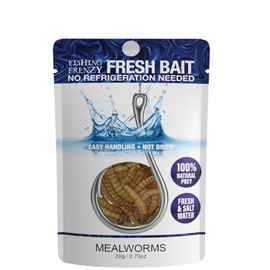 Fishing Frenzy Bait Mealworms 0.70oz