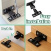10 Pairs Push in Plinth Fasteners Hidden ABS Press Fit