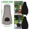 Groumh LARGE SIZE Protective Chiminea Covers, Weather Resistant Outdoor Patio