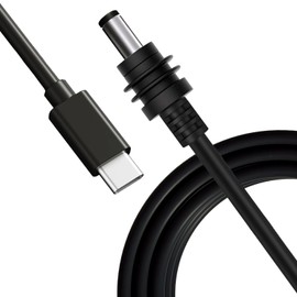 Starlink Mini USB C to DC Power Cable, Type-C to DC Power Cable for Starlink Mini, PD 20V USB-C Input to DC Male Output Waterproof, Compatible with 65W PD 20V Protocol Power Supply/Source (2M)