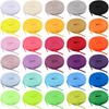 FEQO 30 Pairs of Shoelaces Flat Colourful Shoelaces Elastic Shoelaces
