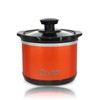 0.65-qt mini Round Slow Cooker, Fondue Melting Pot Warmer with