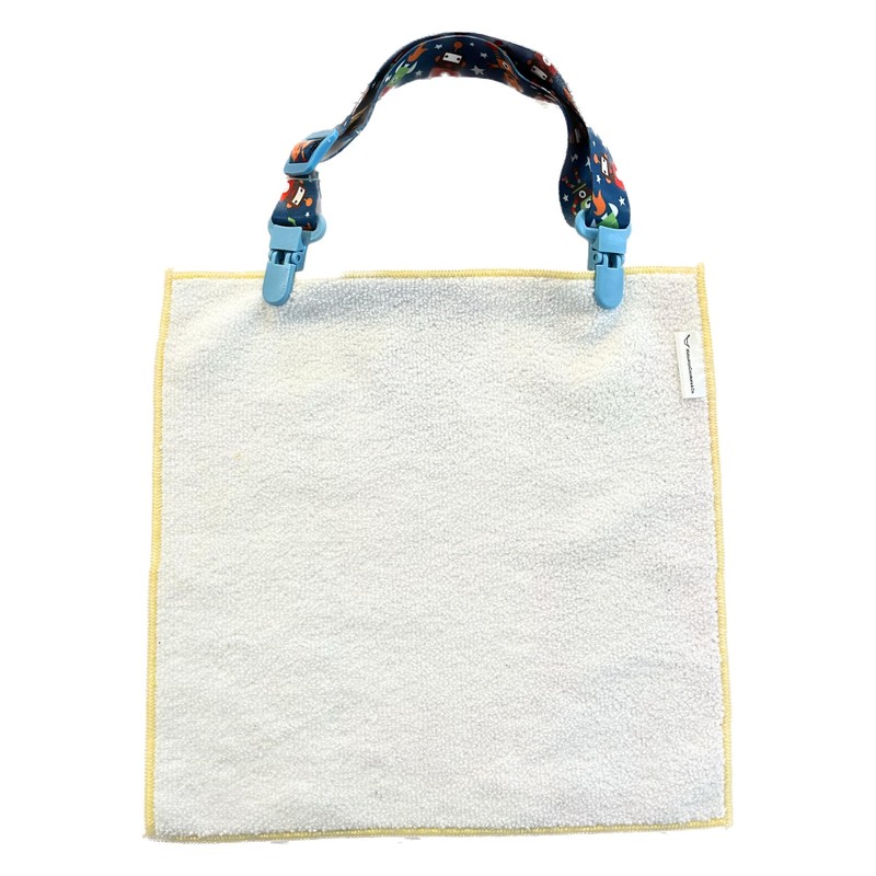 CrescentBay Adjustable Baby Bib Clip, Clips at Both Ends, Anti-Drop