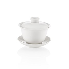 TEA SOUL Gaiwan Tradizionale in Porcellana Bianca 180 ml