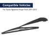 X AUTOHAUX Car Rear Windshield Wiper Blade Arm Set 310mm