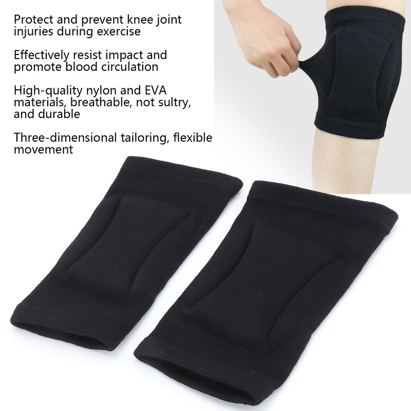 2pcs Knee Pads Thick Sponge AntiCollision Nylon EVA Protective Knee