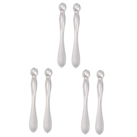 minkissy 3sets Facial Eye Stick Roller for Cream Mini Eye Cream Tool Skin Care Supplies ' Aid Silver 2pcs*3