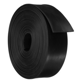 sourcing map Neoprene Rubber Sheet Rolls 30mm(W) x1.5mm(T) x4m(L) Solid Rubber Seal Strip for DIY Gasket, Crafts, Pads, Seals, Protection