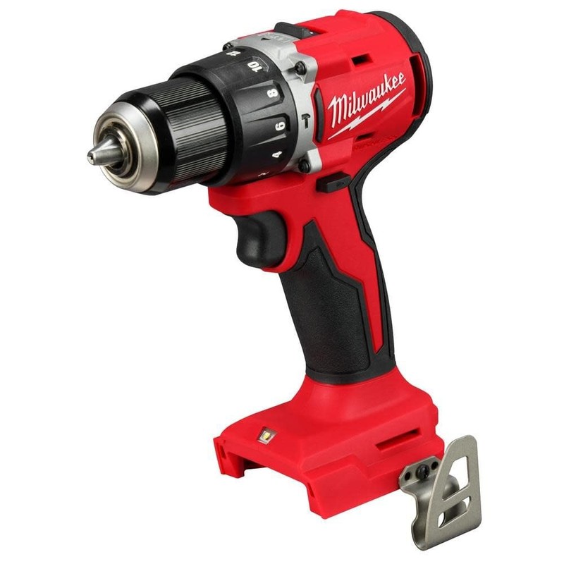 Milwaukee M18 Compact 1/2 in Hammer Drill/Driver (Bare Tool)(Renewed) 3602-20