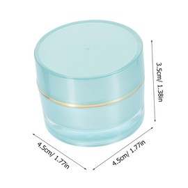 NOLITOY Acrylic Travel Containers 10g Empty Jars with Lids for Cosmetics Toiletries