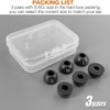 TENNMAK 6X Replacement Memory Foam Eartips for Status Earbuds,3 Pairs