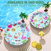 Havawish 60 Pcs Summer Party Paper Plates Disposable Round Paper