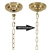 Heavy Duty Light Fixture Canopy Kit, 5.3 Inches Diameter &