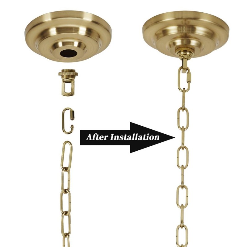 Heavy Duty Light Fixture Canopy Kit, 5.3 Inches Diameter &