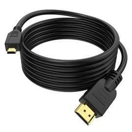 HDMI auf Micro HDMI Kabel für GoPro Hero, Canon EOS M50 M5 M6 M100 Panasonic LUMIX ZS200 G85 GX850 FZ80 ZS70 LX10 GX85 FZ300 G7 GX8 GX9 ZS100, Sony a6400 0 a63 00 RX0 a9, a7 III, a7R III, a7S III