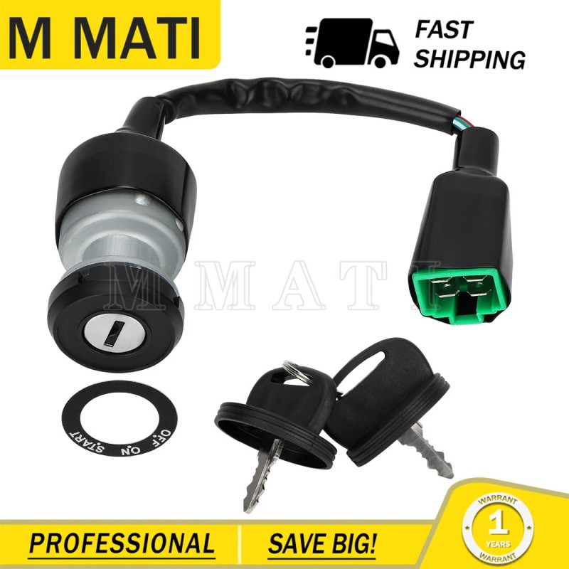 M MATI Ignition Key Switch 0455031 Fits Polaris UTV RZR