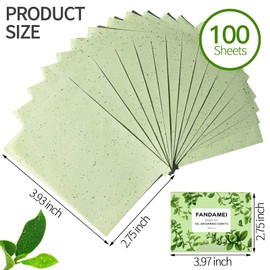 FANDAMEI Oil Blotting Sheets For Face, Oil Blotting Papers For Face, Blotting Paper for Oily Skin, Oil Control Film, Oil Absorbing Sheets, Oil Absorbing Tissues, 200 Counts