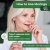 NutriSolution Moringa Capsules 100% Organic - Superfood Full of Multivitamins