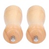 2pcs Wood Salt and Pepper Grinder Adjustable Coarseness Wooden Pepper