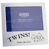 5" x 3" Twins! Photo Frame Twice the love Gift