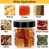 20pcs 16 oz Plastic Jars with Lids, Food Grade Round