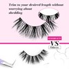 VEYESBEAUTY Bayes Beauty False Eyelashes Wispy Lightweight Natural Look Fluffy