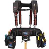 Heavy Duty Tool Belt with Padded Suspenders – Adjustable Construction